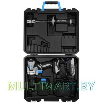 Ударная дрель-шуруповерт Deko ZKCD20V Pro Impac 084-1034 (с 2-мя АКБ, кейс) картинка 5